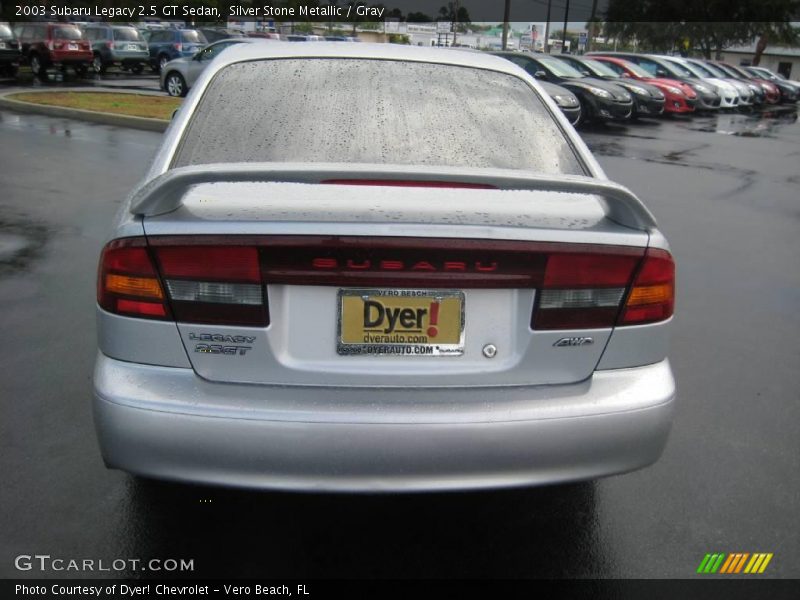 Silver Stone Metallic / Gray 2003 Subaru Legacy 2.5 GT Sedan
