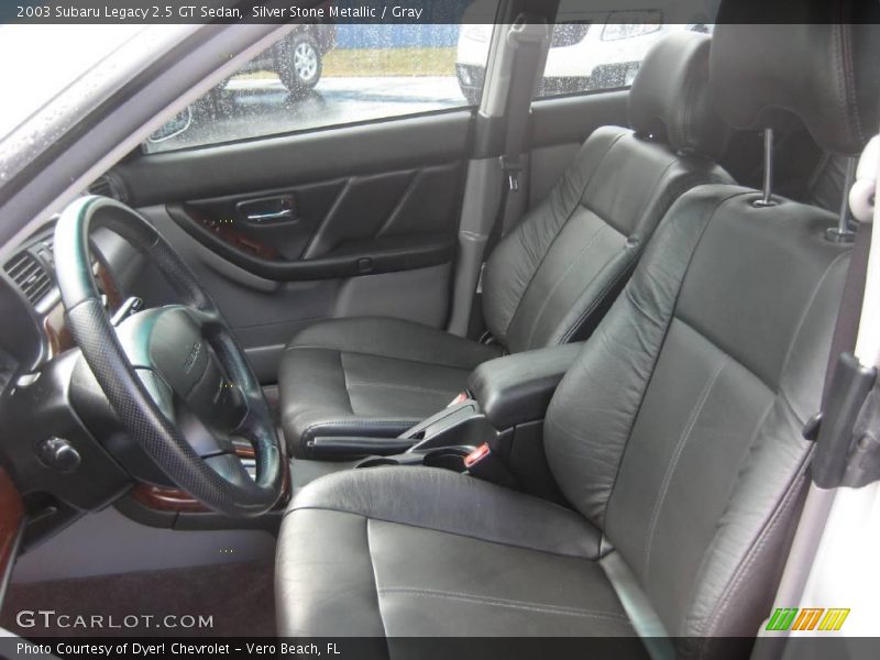 Silver Stone Metallic / Gray 2003 Subaru Legacy 2.5 GT Sedan