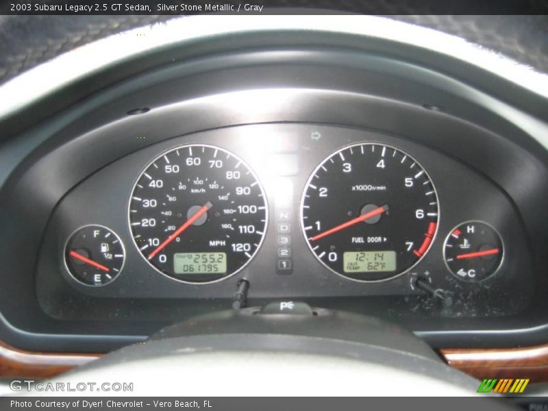 Silver Stone Metallic / Gray 2003 Subaru Legacy 2.5 GT Sedan