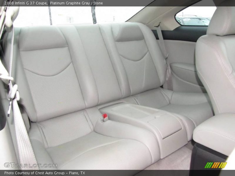 Platinum Graphite Gray / Stone 2008 Infiniti G 37 Coupe