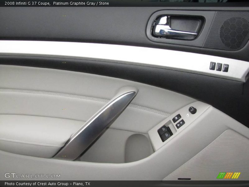 Platinum Graphite Gray / Stone 2008 Infiniti G 37 Coupe