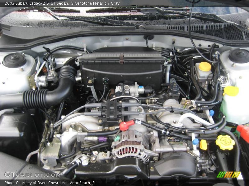 Silver Stone Metallic / Gray 2003 Subaru Legacy 2.5 GT Sedan