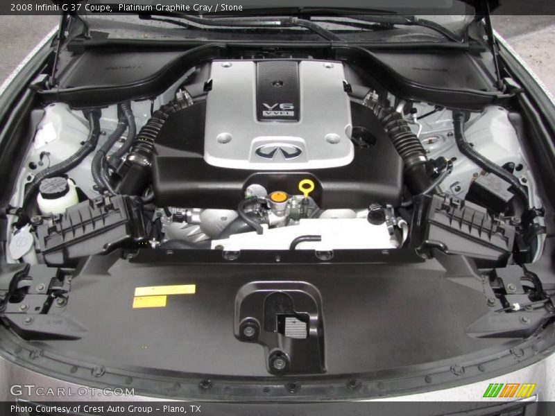 Platinum Graphite Gray / Stone 2008 Infiniti G 37 Coupe