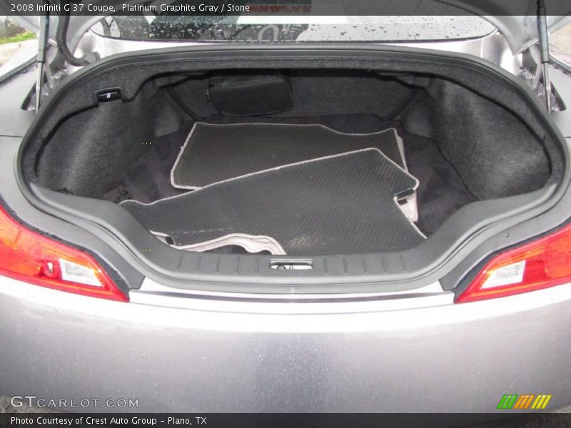 Platinum Graphite Gray / Stone 2008 Infiniti G 37 Coupe