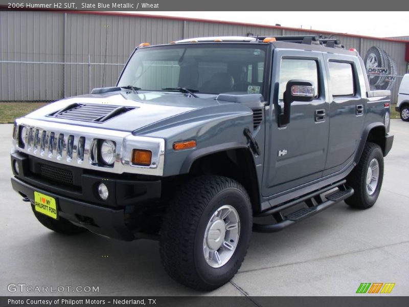 Slate Blue Metallic / Wheat 2006 Hummer H2 SUT