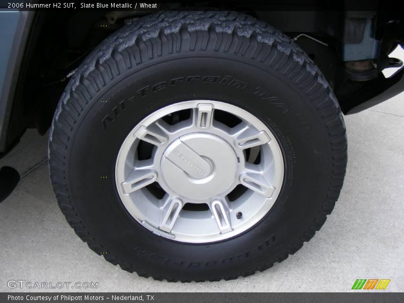 Slate Blue Metallic / Wheat 2006 Hummer H2 SUT