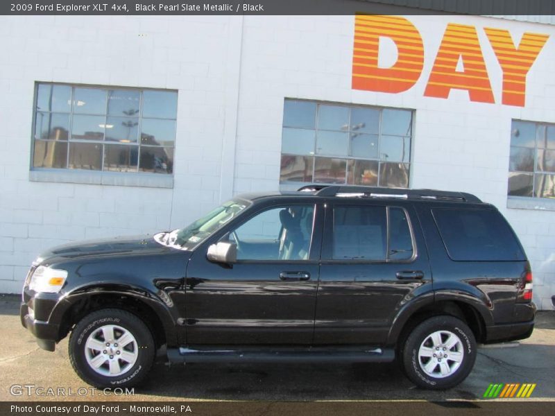 Black Pearl Slate Metallic / Black 2009 Ford Explorer XLT 4x4