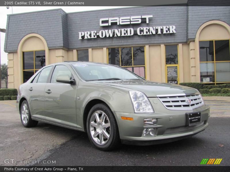 Silver Green / Cashmere 2005 Cadillac STS V8