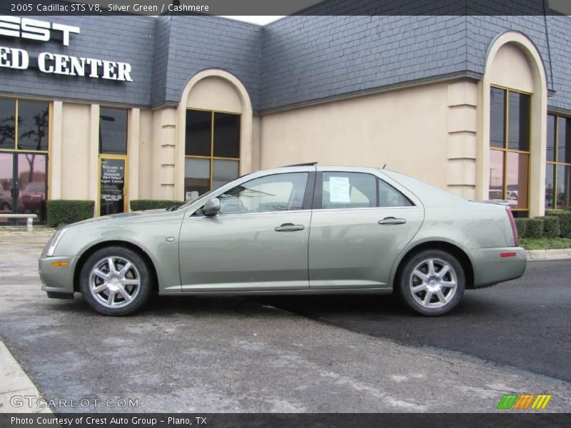 Silver Green / Cashmere 2005 Cadillac STS V8