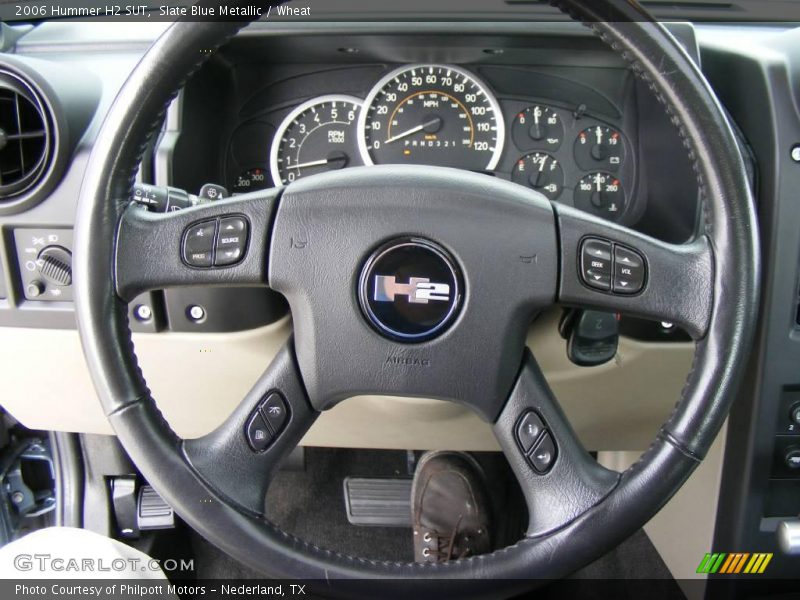Slate Blue Metallic / Wheat 2006 Hummer H2 SUT