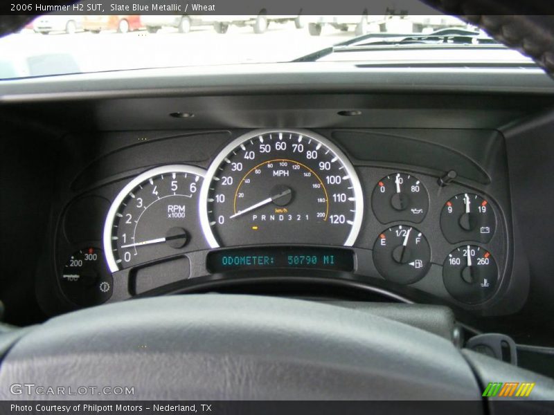Slate Blue Metallic / Wheat 2006 Hummer H2 SUT