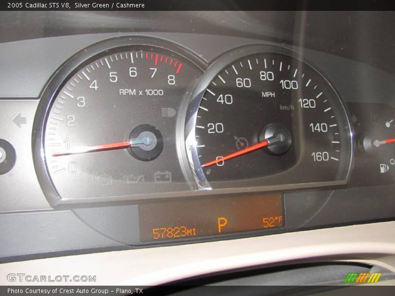 Silver Green / Cashmere 2005 Cadillac STS V8