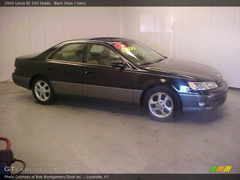 Black Onyx / Ivory 2000 Lexus ES 300 Sedan