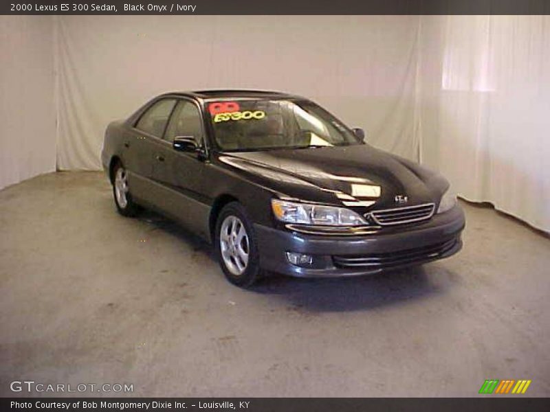 Black Onyx / Ivory 2000 Lexus ES 300 Sedan
