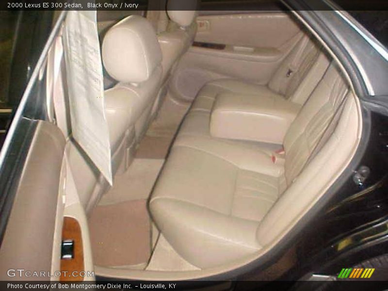 Black Onyx / Ivory 2000 Lexus ES 300 Sedan