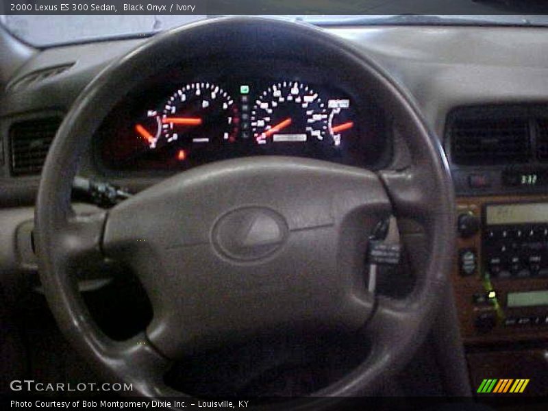 Black Onyx / Ivory 2000 Lexus ES 300 Sedan