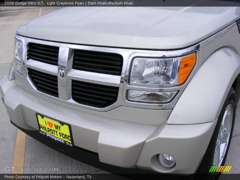 Light Graystone Pearl / Dark Khaki/Medium Khaki 2008 Dodge Nitro SLT
