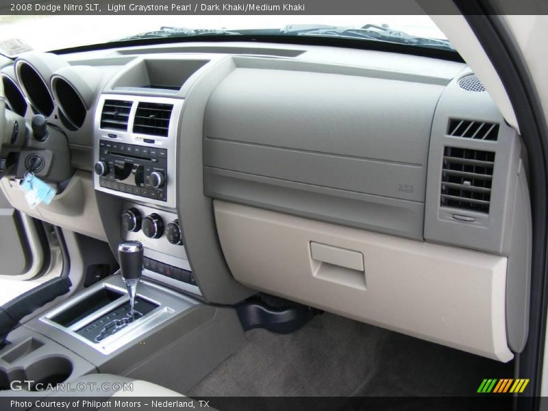 Light Graystone Pearl / Dark Khaki/Medium Khaki 2008 Dodge Nitro SLT