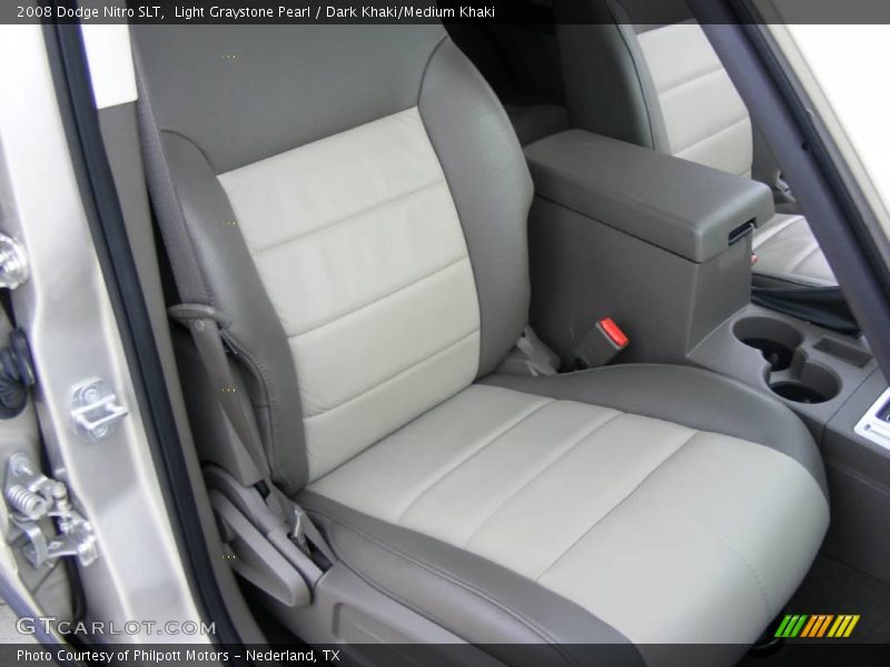 Light Graystone Pearl / Dark Khaki/Medium Khaki 2008 Dodge Nitro SLT