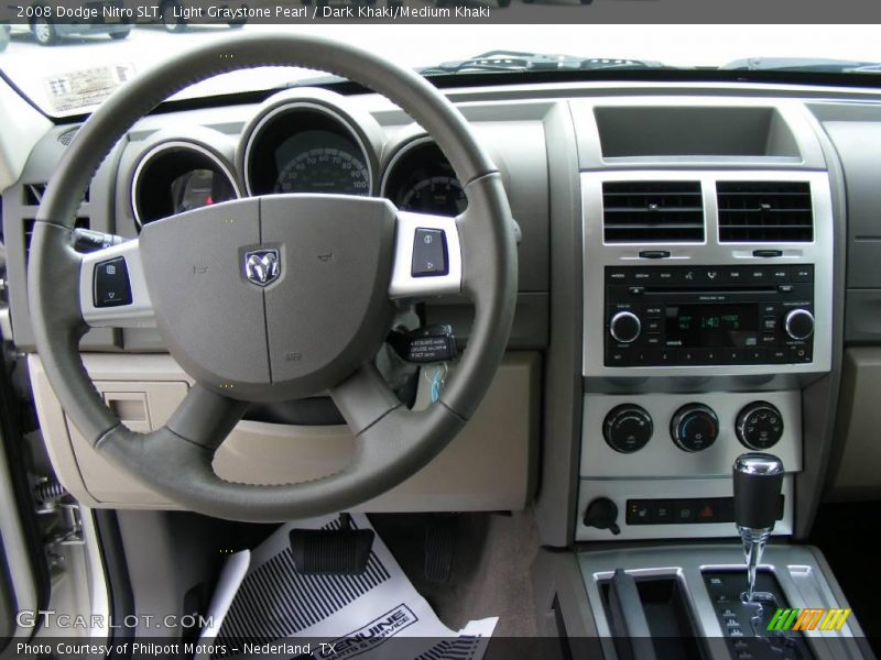 Light Graystone Pearl / Dark Khaki/Medium Khaki 2008 Dodge Nitro SLT