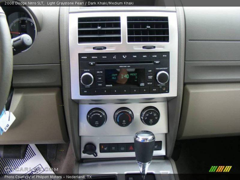 Light Graystone Pearl / Dark Khaki/Medium Khaki 2008 Dodge Nitro SLT