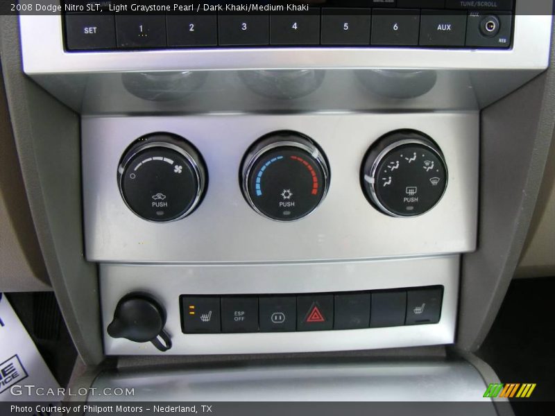 Light Graystone Pearl / Dark Khaki/Medium Khaki 2008 Dodge Nitro SLT