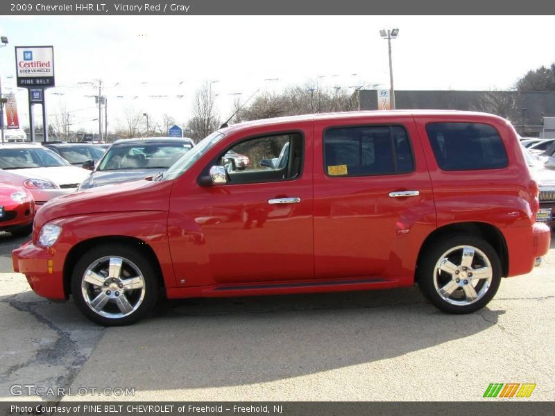 Victory Red / Gray 2009 Chevrolet HHR LT