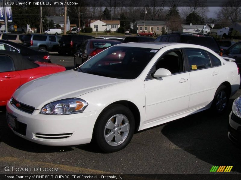 White / Ebony 2009 Chevrolet Impala LT