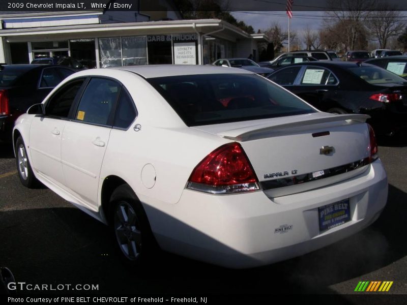 White / Ebony 2009 Chevrolet Impala LT