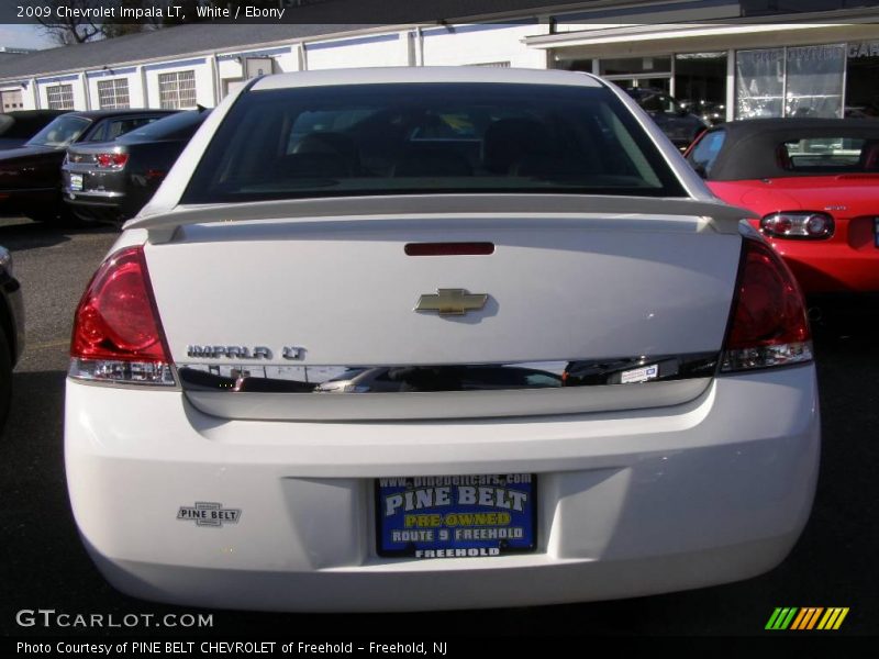 White / Ebony 2009 Chevrolet Impala LT