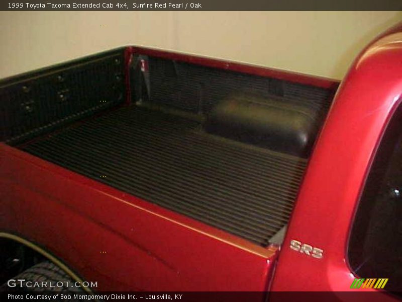 Sunfire Red Pearl / Oak 1999 Toyota Tacoma Extended Cab 4x4