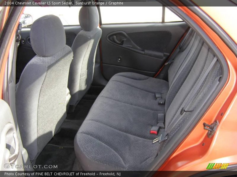 Sunburst Orange / Graphite 2004 Chevrolet Cavalier LS Sport Sedan