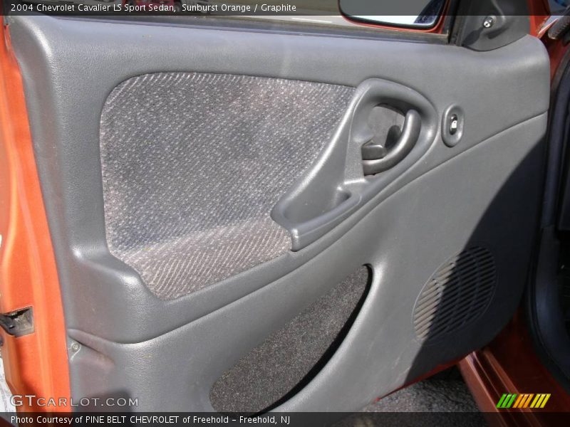 Sunburst Orange / Graphite 2004 Chevrolet Cavalier LS Sport Sedan