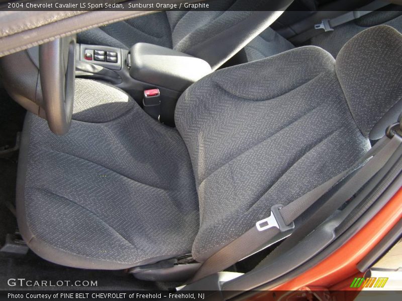 Sunburst Orange / Graphite 2004 Chevrolet Cavalier LS Sport Sedan