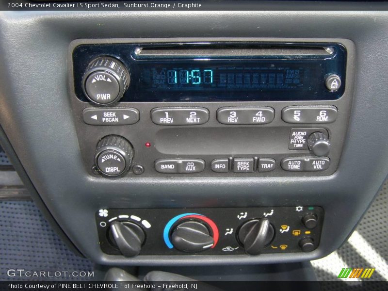 Sunburst Orange / Graphite 2004 Chevrolet Cavalier LS Sport Sedan