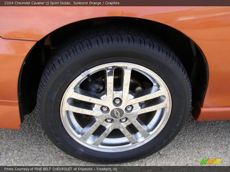 Sunburst Orange / Graphite 2004 Chevrolet Cavalier LS Sport Sedan