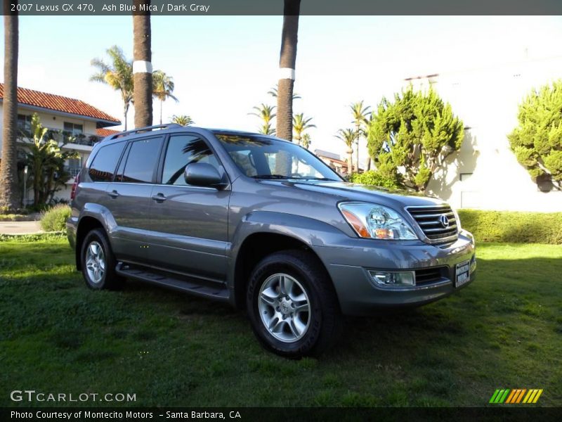 Ash Blue Mica / Dark Gray 2007 Lexus GX 470