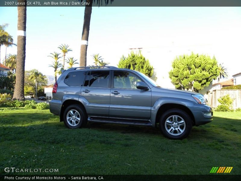 Ash Blue Mica / Dark Gray 2007 Lexus GX 470