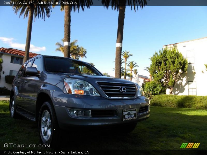 Ash Blue Mica / Dark Gray 2007 Lexus GX 470