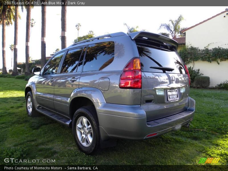 Ash Blue Mica / Dark Gray 2007 Lexus GX 470