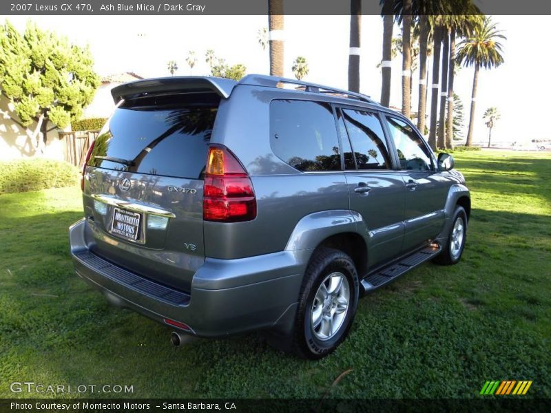 Ash Blue Mica / Dark Gray 2007 Lexus GX 470
