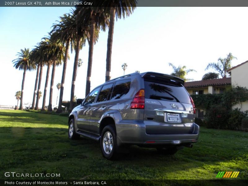Ash Blue Mica / Dark Gray 2007 Lexus GX 470