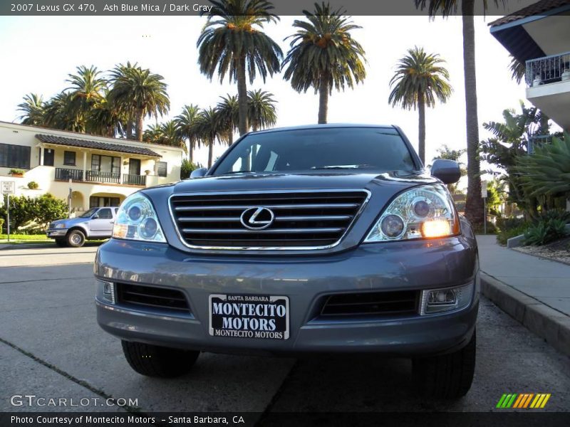 Ash Blue Mica / Dark Gray 2007 Lexus GX 470