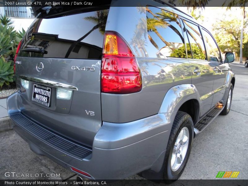 Ash Blue Mica / Dark Gray 2007 Lexus GX 470