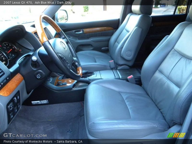 Ash Blue Mica / Dark Gray 2007 Lexus GX 470