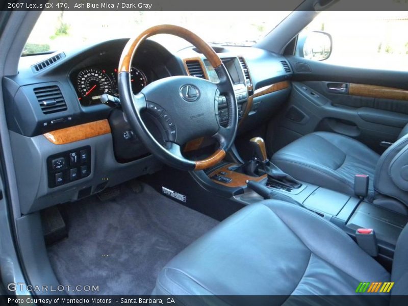 Ash Blue Mica / Dark Gray 2007 Lexus GX 470