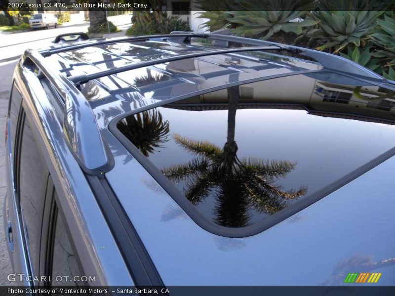 Ash Blue Mica / Dark Gray 2007 Lexus GX 470