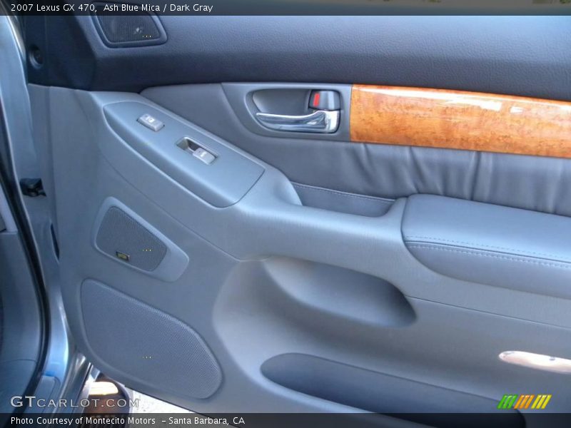 Ash Blue Mica / Dark Gray 2007 Lexus GX 470