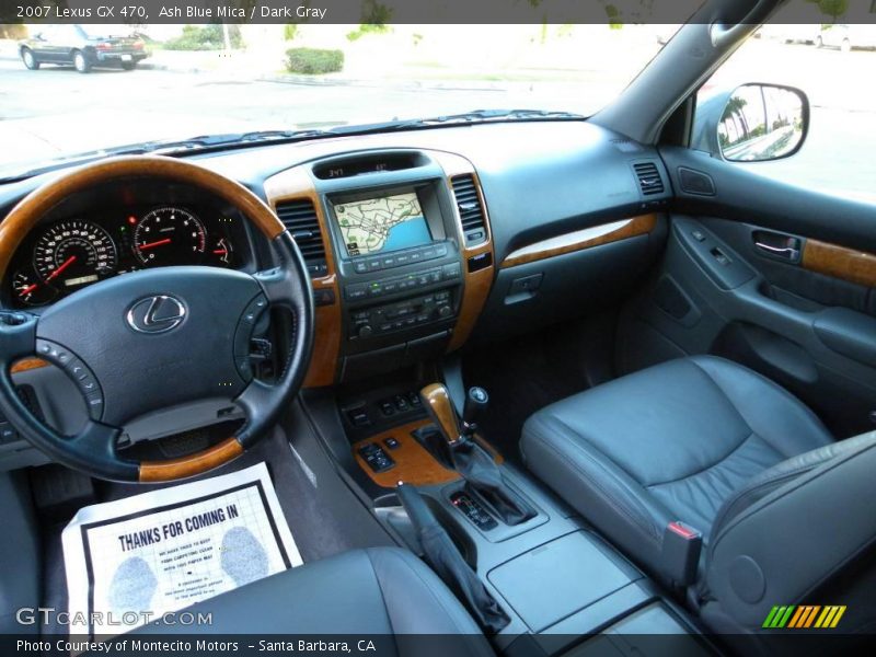 Ash Blue Mica / Dark Gray 2007 Lexus GX 470