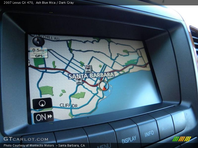 Ash Blue Mica / Dark Gray 2007 Lexus GX 470